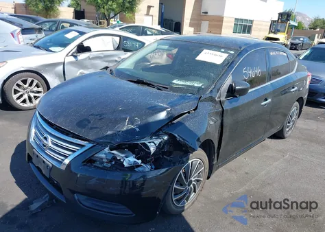2014 Nissan Sentra S из США, поврежденный, VIN 3N1AB7AP6EL687680